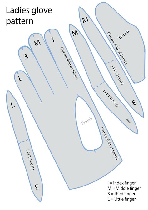 Printable Glove Pattern